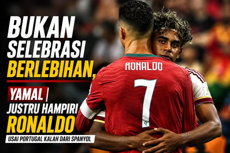 Bukan Selebrasi Berlebihan, Yamal Justru Hampiri Ronaldo Usai Portugal Kalah dari Spanyol.webp